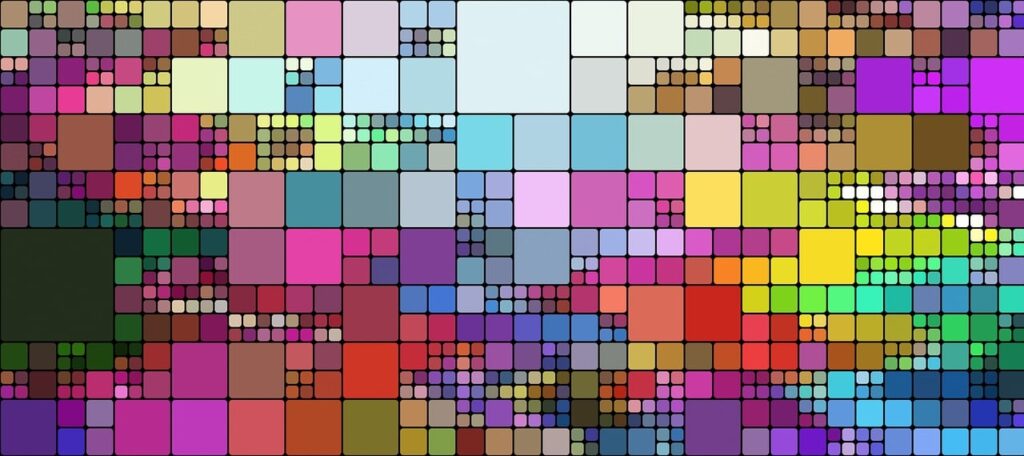 visualization - abstract colors and pattern