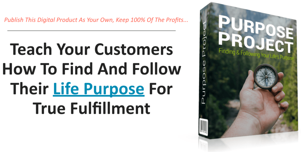 The Purpose Project PLR Special - Success In A Year Personal Growth ...